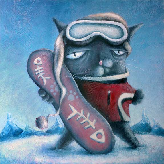 Snowboarder by Nora Thompson