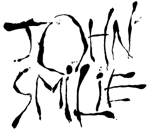 John Smilie hand lettering by Nora Thompson